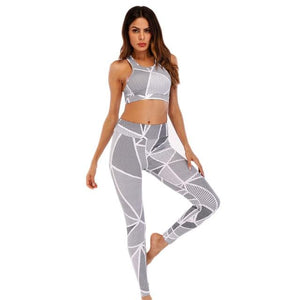 Print Pilates sport Yoga Set